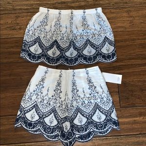 Matching set, top & shorts